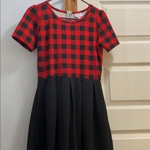 Lularoe Buffalo Plaid Amelia